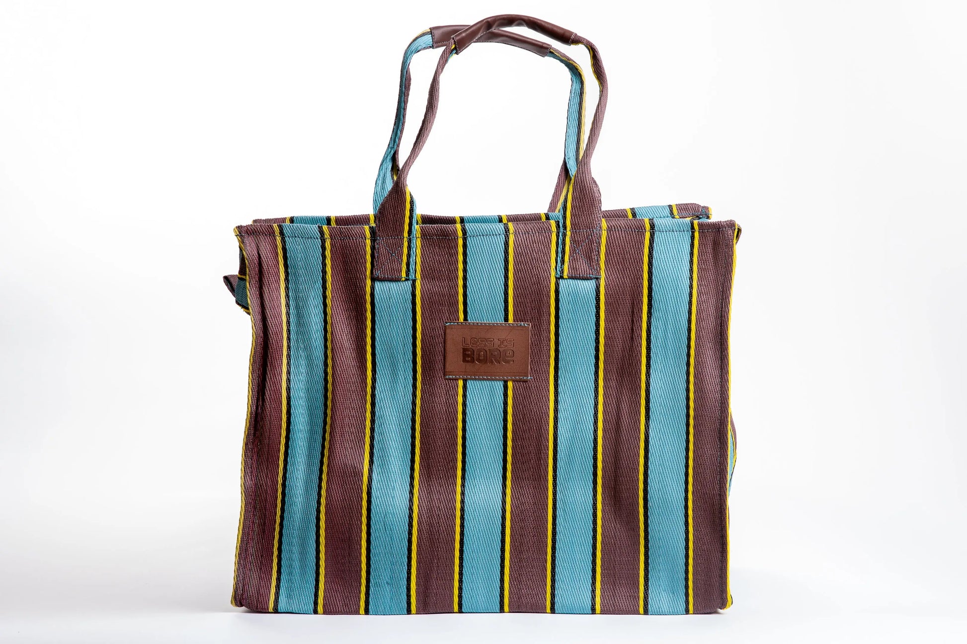 Explorer bag in Sky & Steel colors, made of recycled nylon, from Less is Bore