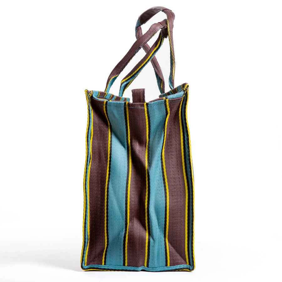 Explorer bag in Sky & Steel colors, made of recycled nylon, from Less is Bore