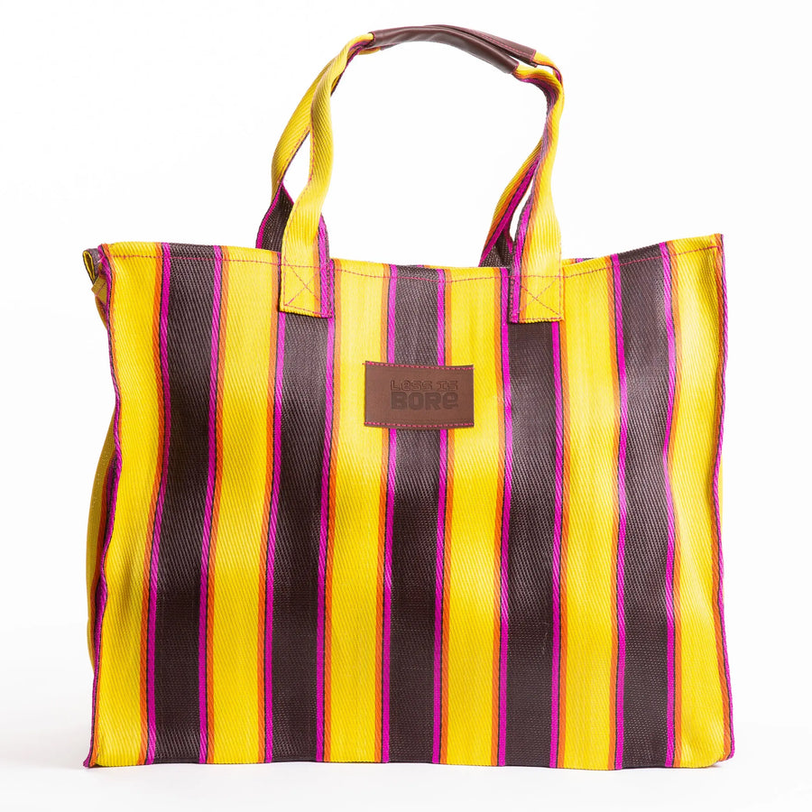 Explorer bag in Sun & Shadow colors, made of recycled nylon, from Less is Bore