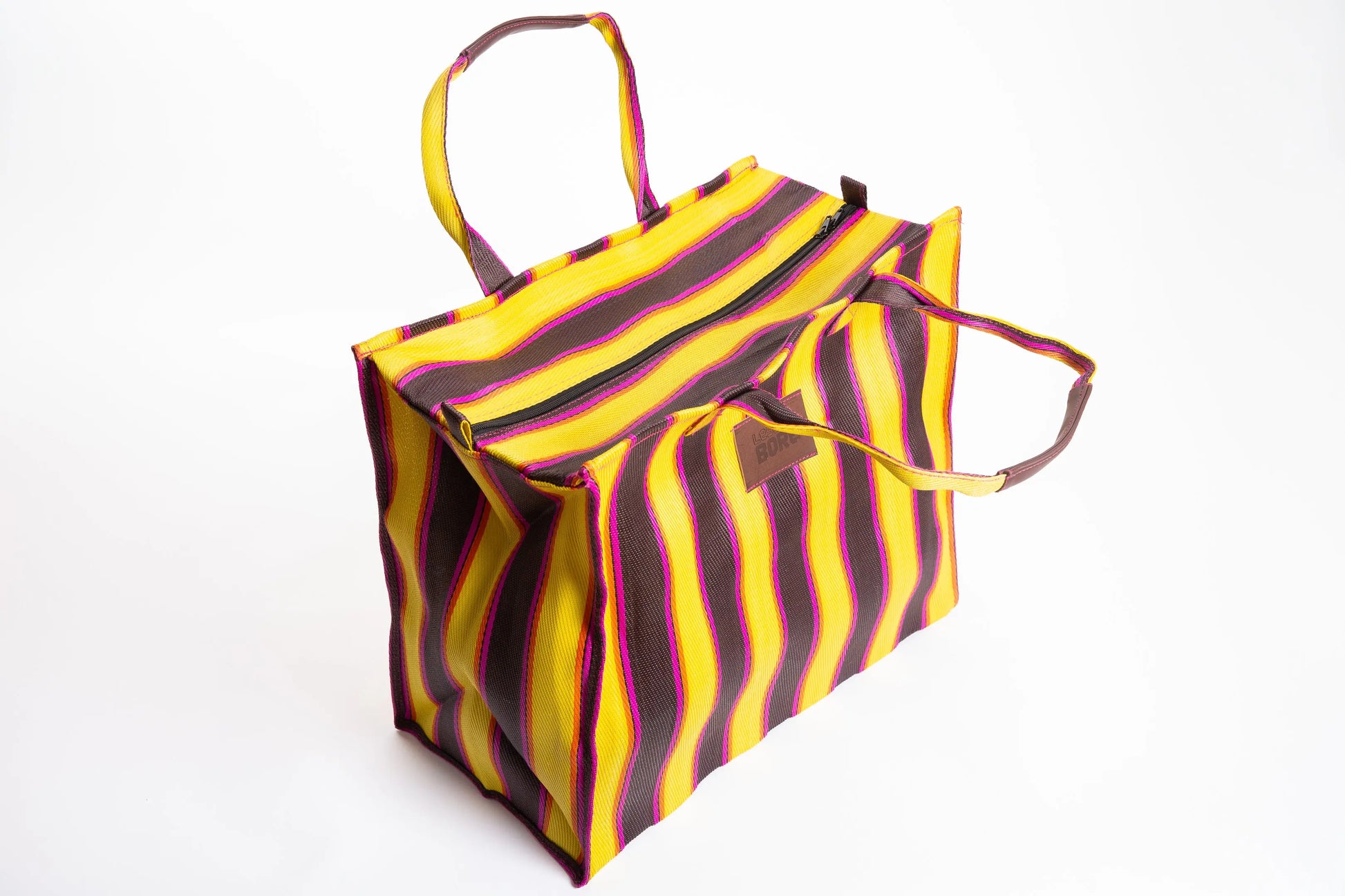 Explorer bag in Sun & Shadow colors, made of recycled nylon, from Less is Bore