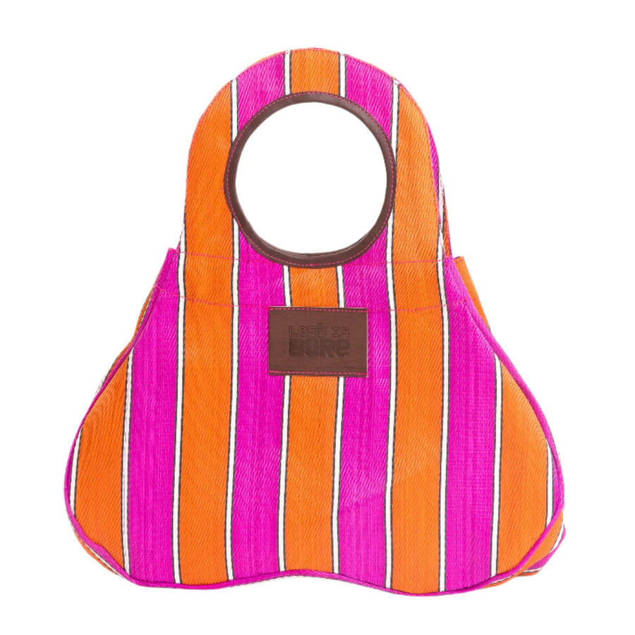 Fidget bag in Blush & Burn colors, made of recycled nylon, from Less is Bore