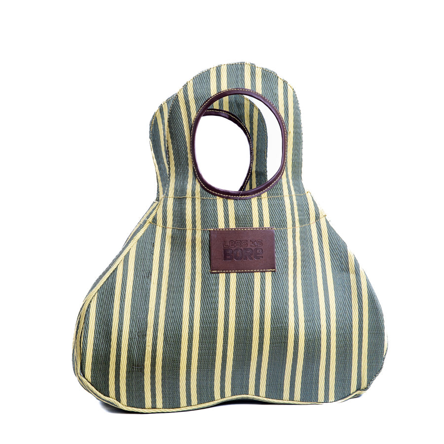 Fidget bag in Pine & Pearl colors, made of recycled nylon, from Less is Bore