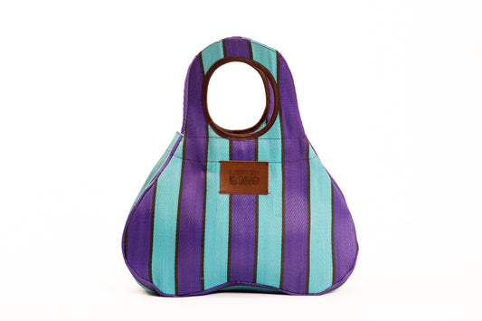 Fidget bag in Sky & Surf colors, made of recycled nylon, from Less is Bore