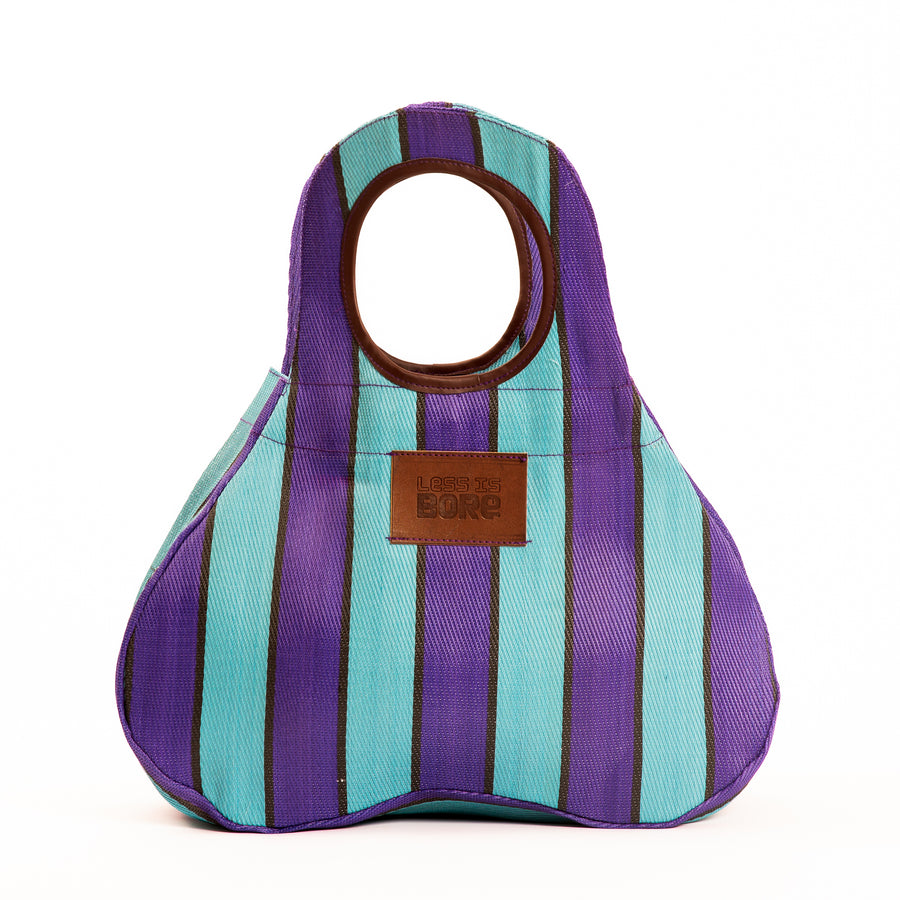 Fidget bag in Sky & Surf colors, made of recycled nylon, from Less is Bore